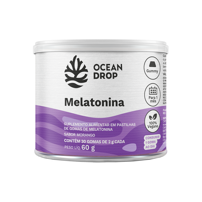 Melatonina 30 Gomas 60g Ocean Drop