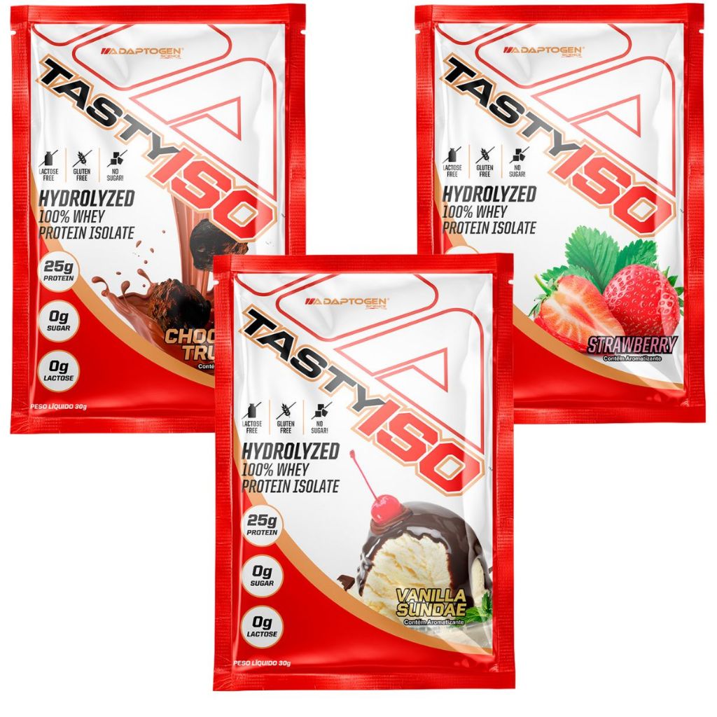 Foto de Packet Tasty Iso 30g Display com 12Un Adaptogen