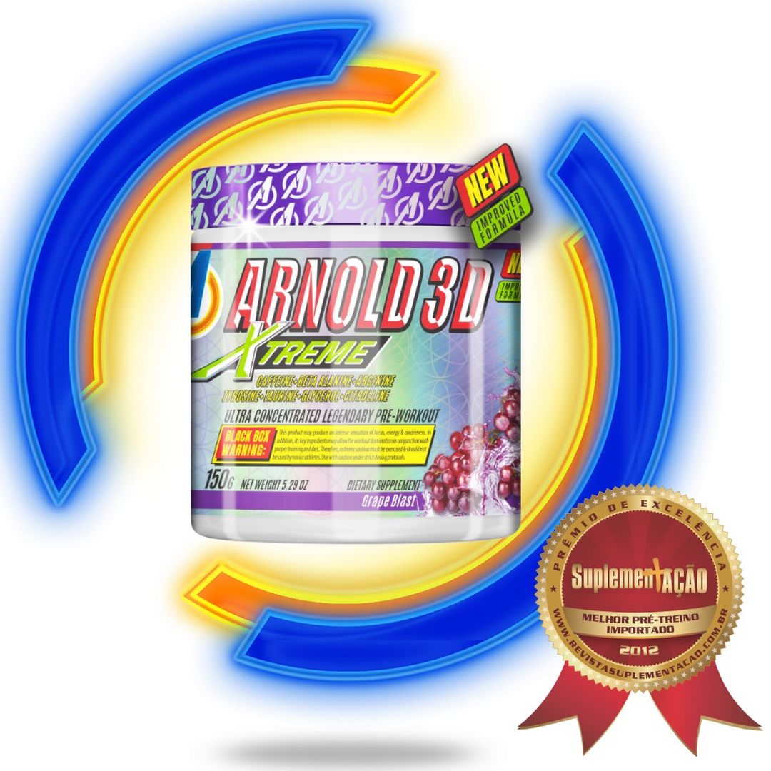 Foto de Pre Treino Arnold 3D Xtreme 150g Arnold Nutrition