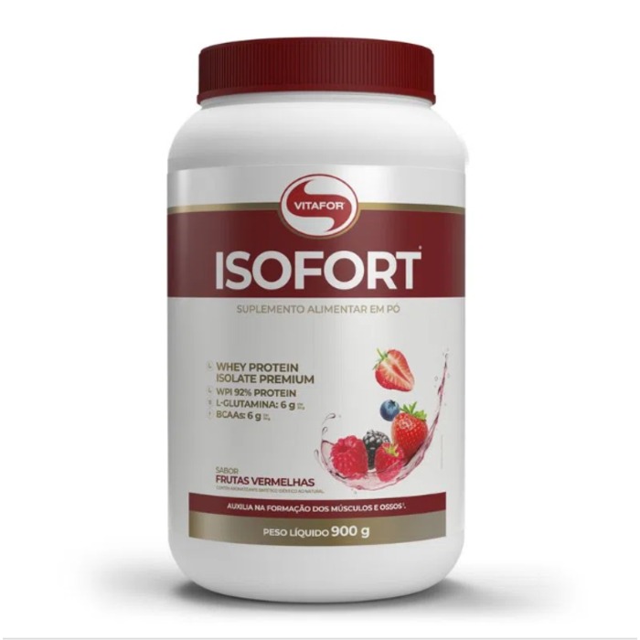 Isofort Pote 900g Vitafor - Frutas Vermelhas