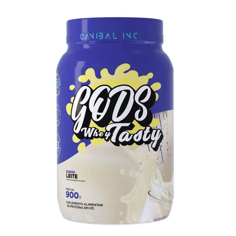 Gods Whey Tasty 3w Pote 900g Canibal - Leite