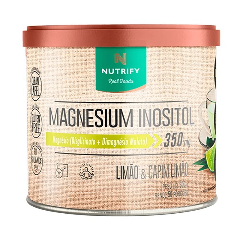 Foto de Magnésio Inositol 300g Nutrify - Limão