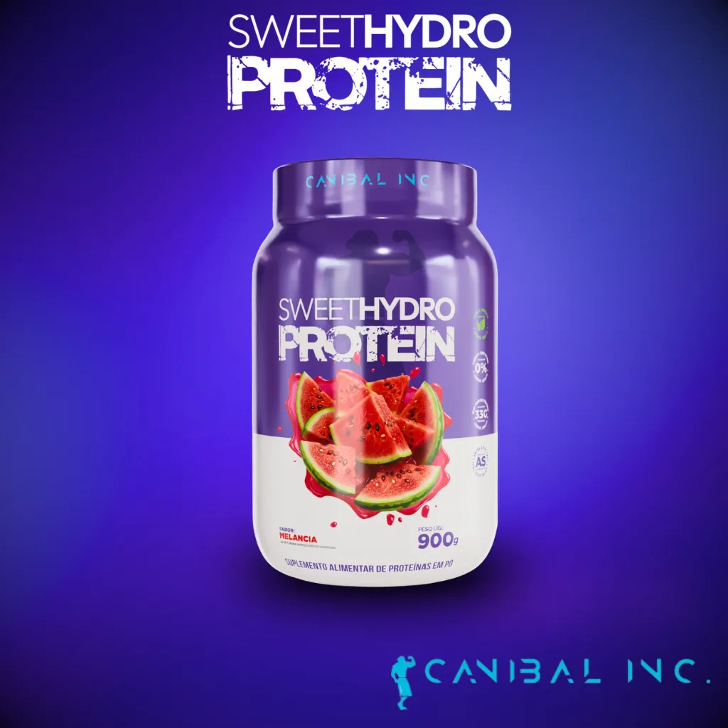 Sweet Hydro Pote 900g Canibal - Melancia