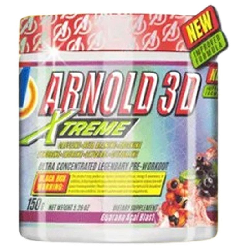 Pre Treino Arnold 3D Xtreme 150g Arnold Nutrition - Açai