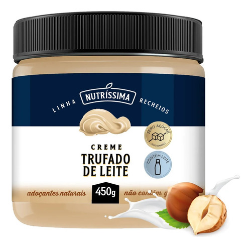 Foto de Creme Trufado De Leite - Nutríssima 450g
