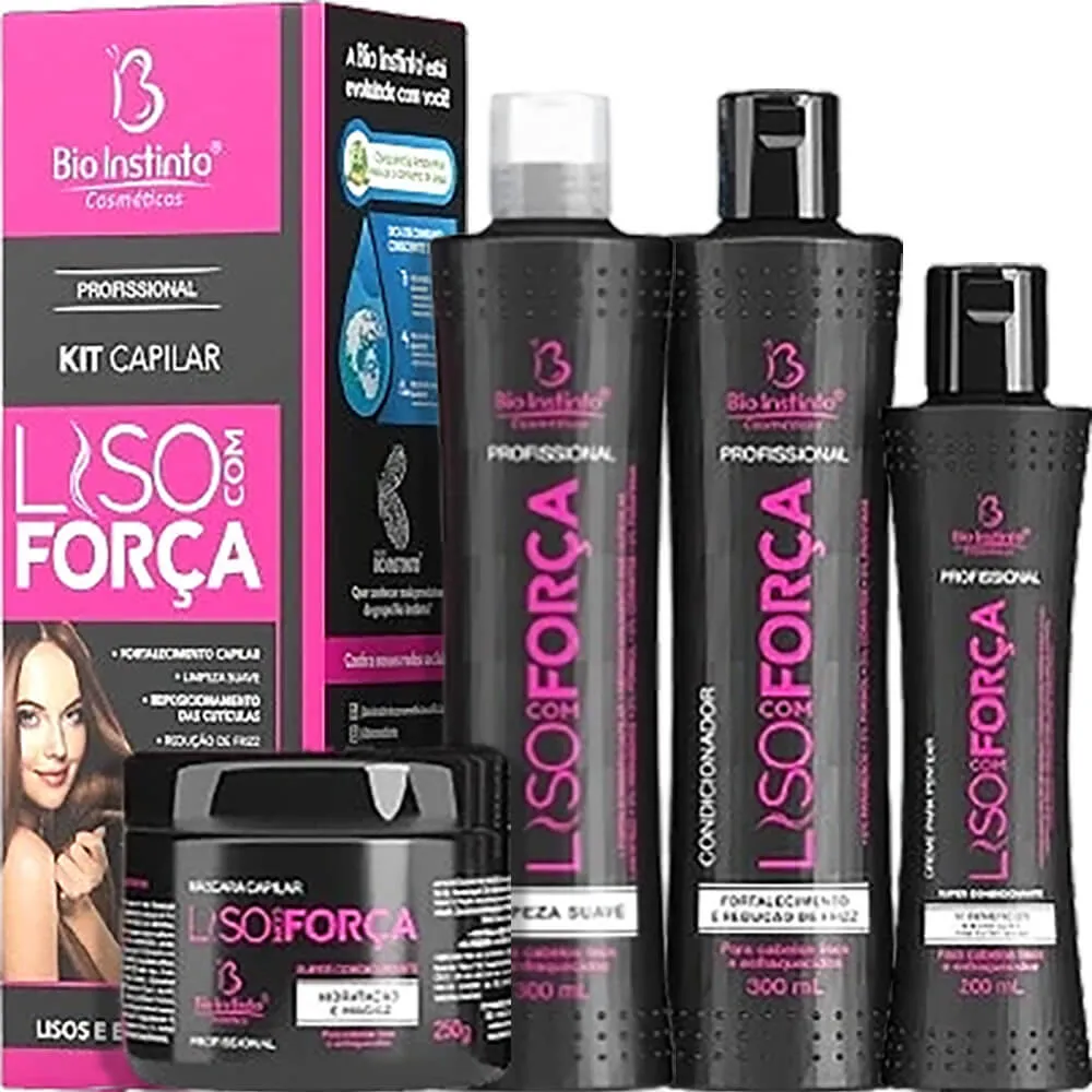 Kit Capilar Bio Instinto - Liso Com Força