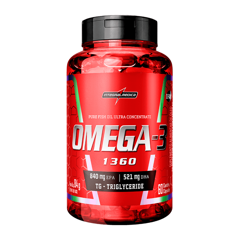 Omega 3 Tg 1360mg Ultra Concentrado Integralmedica - 120 Capsulas