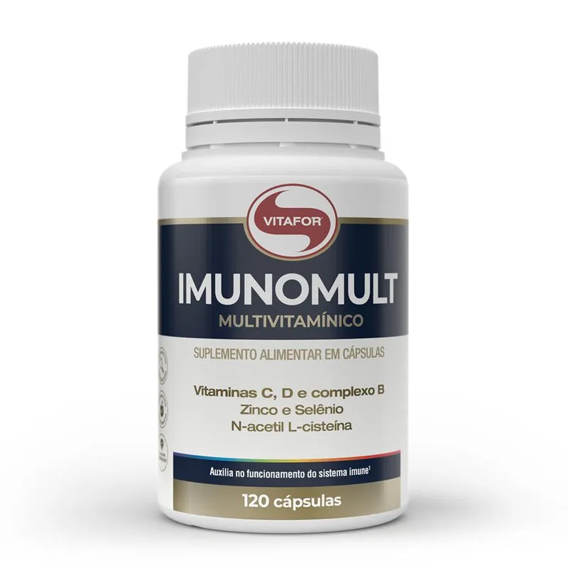 Foto de Multivitaminico Imunomult Vitafor - 120 Caps