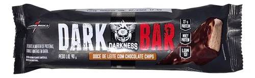 Dark Bar 90g Doce De Leite Com Chocolate Chips Darkness