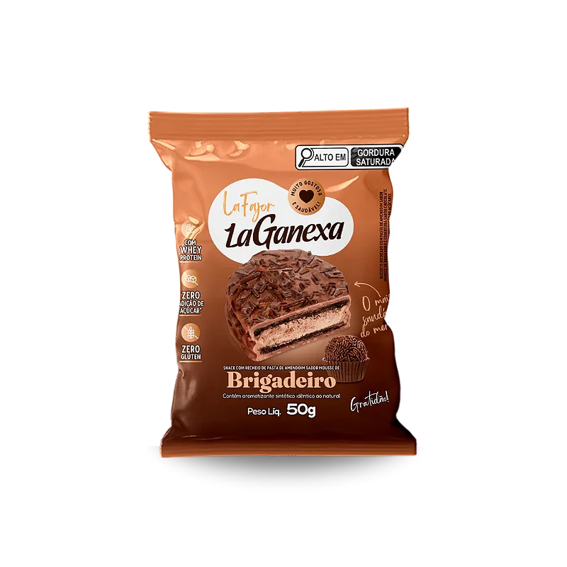 Alfajor 50g Brigadeiro La Ganexa