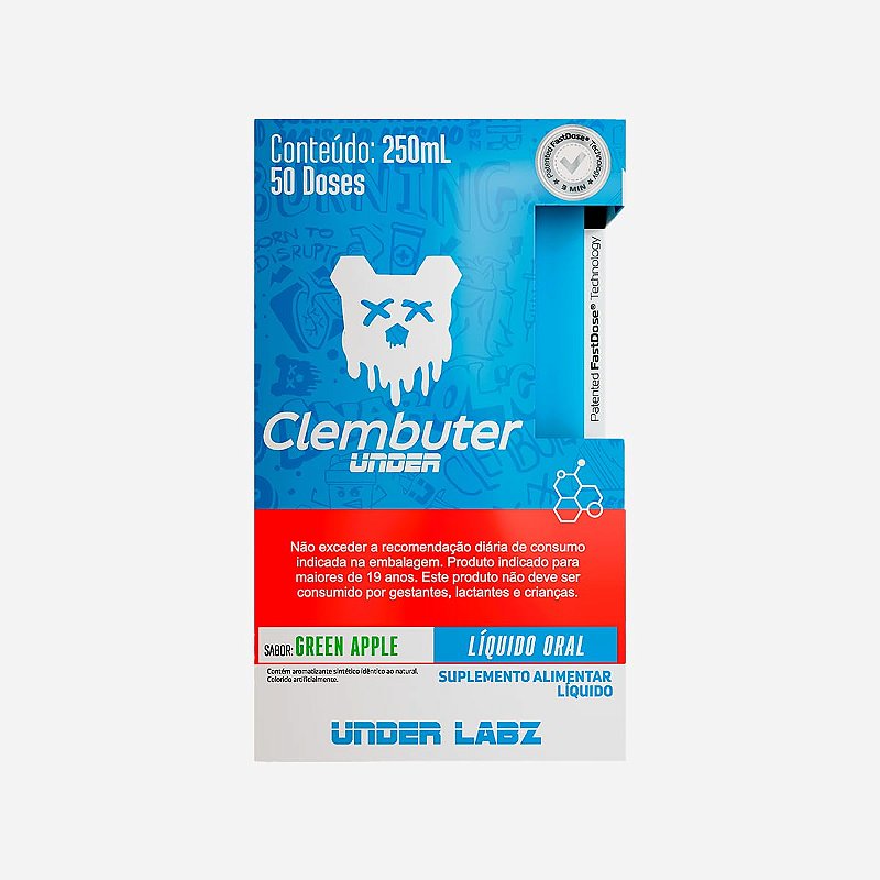 Clembuter Fastdose 250ml Under Labz - Green Apple
