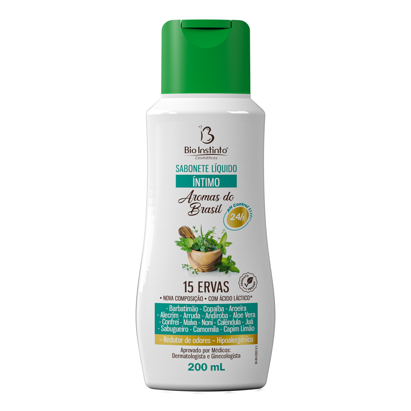 Foto de Sabonete Intimo 200ml Bio Instinto - 15 Ervas