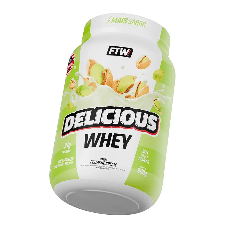 Delicious Whey Pote 900g Ftw - PISTACHE