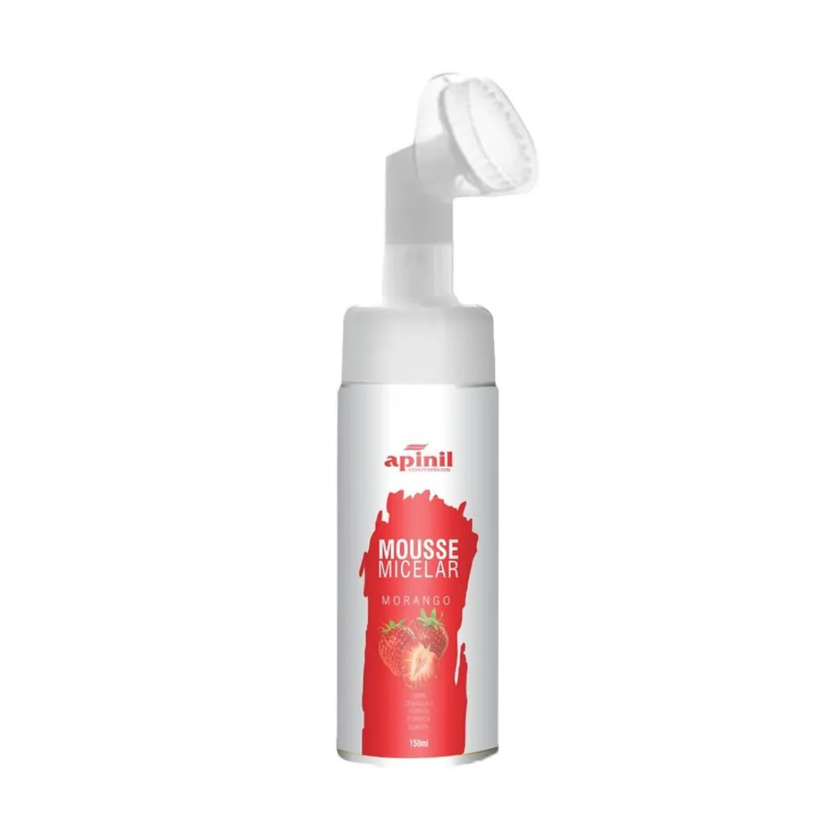 Mousse Micelar 150ml Apinil Cosméticos - Morango