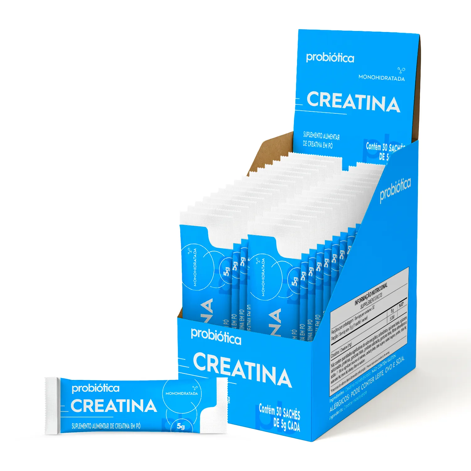 Creatina Sticks 5g Display Com 30un Probiotica