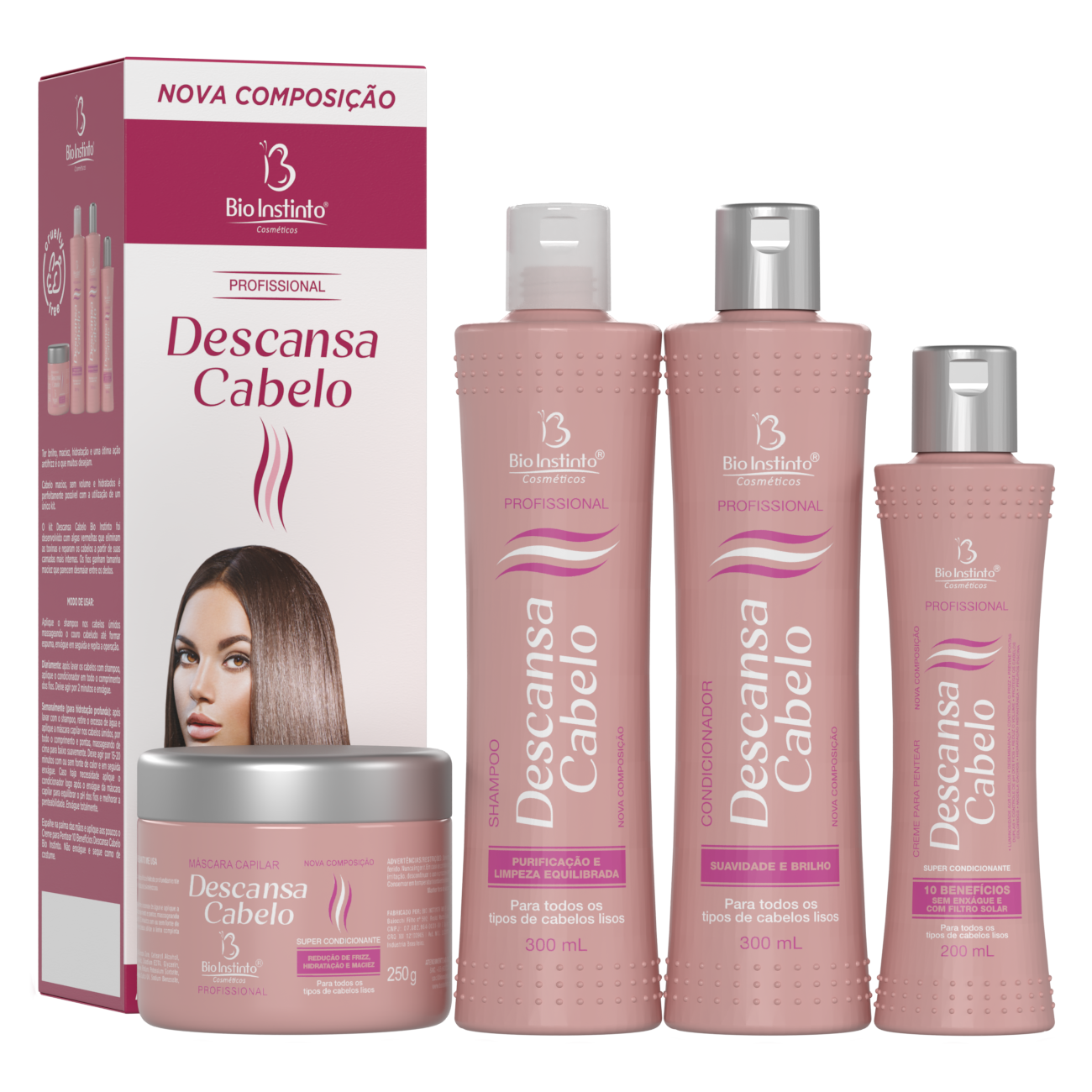 Kit Capilar Bio Instinto - Descansa Cabelo