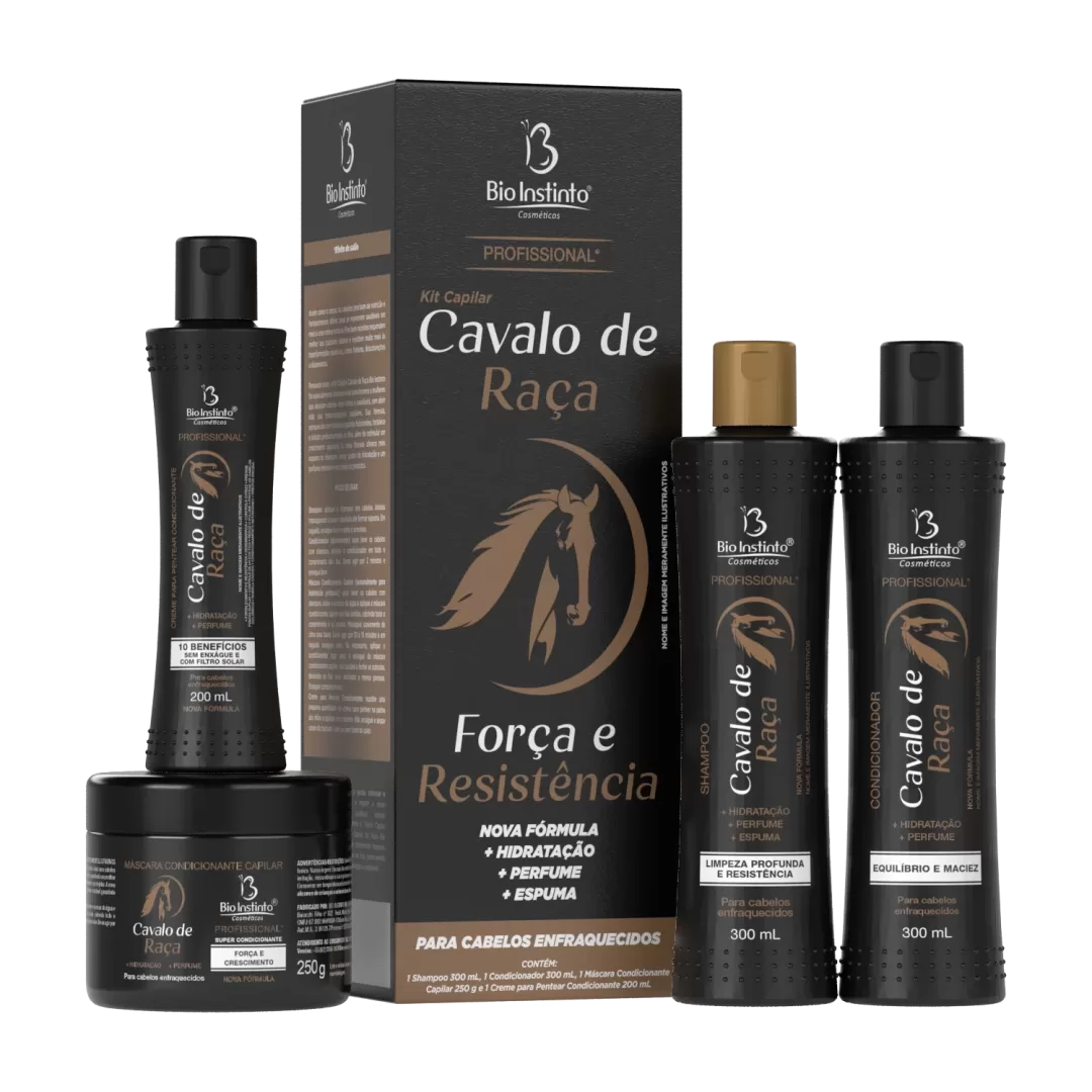 Kit Capilar Bio Instinto - Cavalo De Raça
