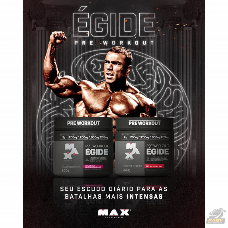 Foto de Pré Treino Egide Pote 300g Max Titanium