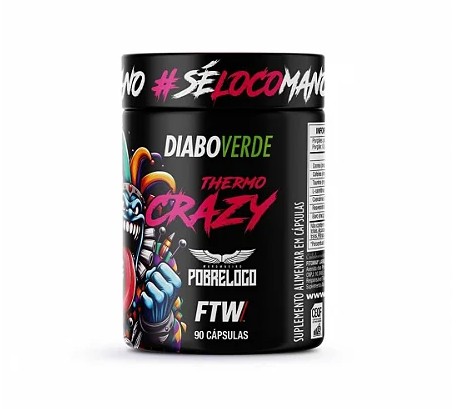Foto de Diabo Verde Thermocrazy Pobreloco 90 Caps Ftw