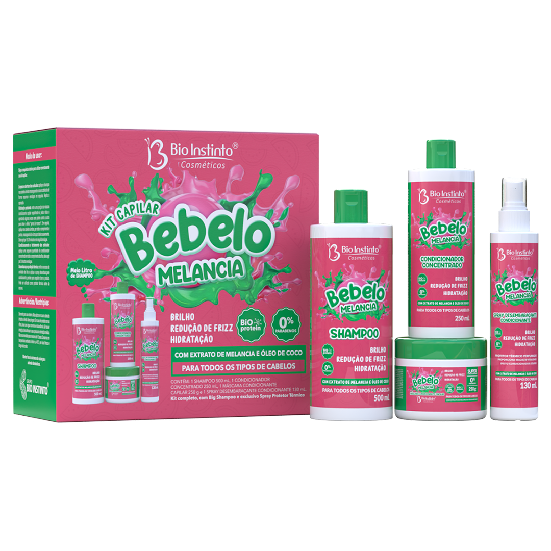 Kit Capilar Bebeloo Bio Instinto - Melancia