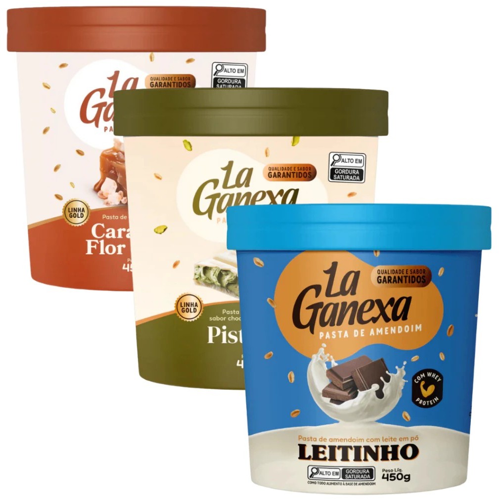Foto de Pasta Amendoim 450g - La Ganexa