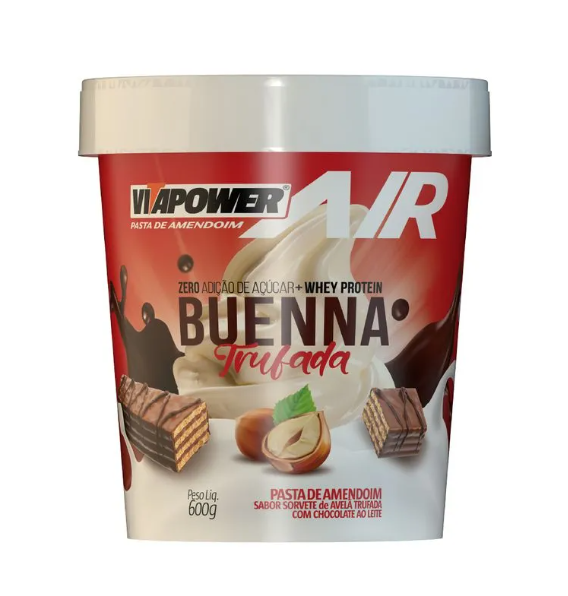 Foto de Pasta VitaPower Air Pote 600g Vitafor - Sorvete Buenna