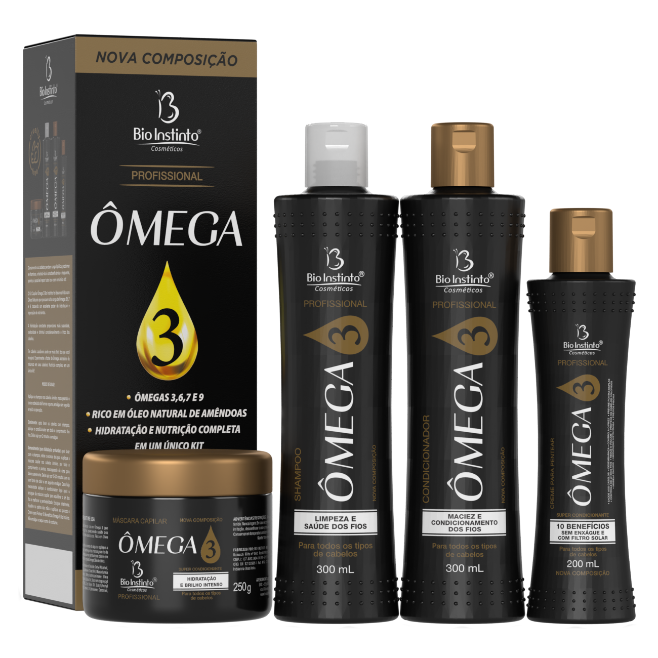 Kit Capilar Bio Instinto - Ômega 3