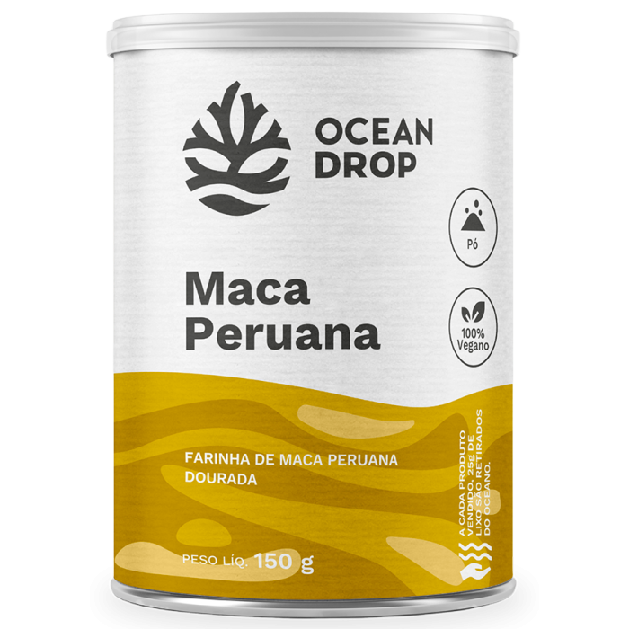 Maca Peruana Em Pó 150g Ocean Drop