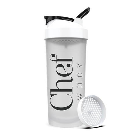 Coqueteleira 700ml Transparente Chef Whey