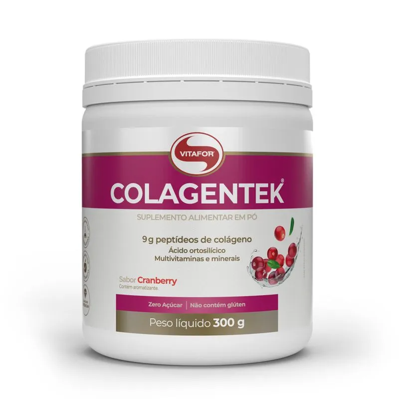 Colagentek 300g Vitafor - Cranberry