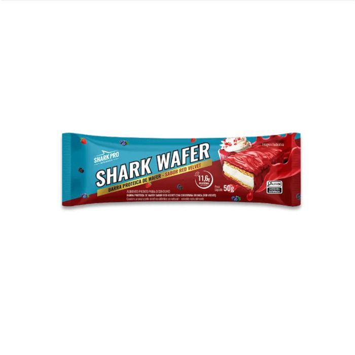 Shark Wafer Proteico 50g Red Vevelt Shark Pro