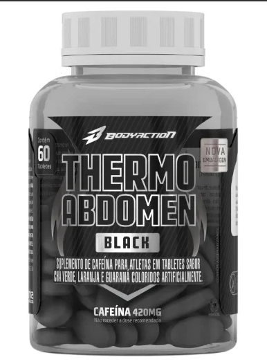 Foto de Thermo Abdomen Black 60 Caps BodyAction