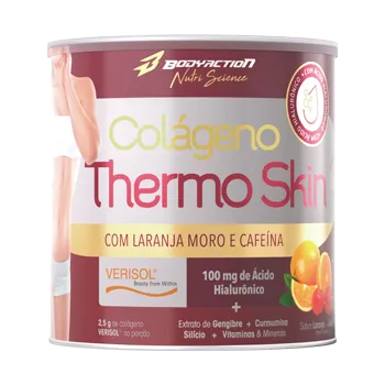 Foto de Colageno Thermo Skin 200g Cafeína Laranja Moro Bodyaction - Laranja Com Acerola