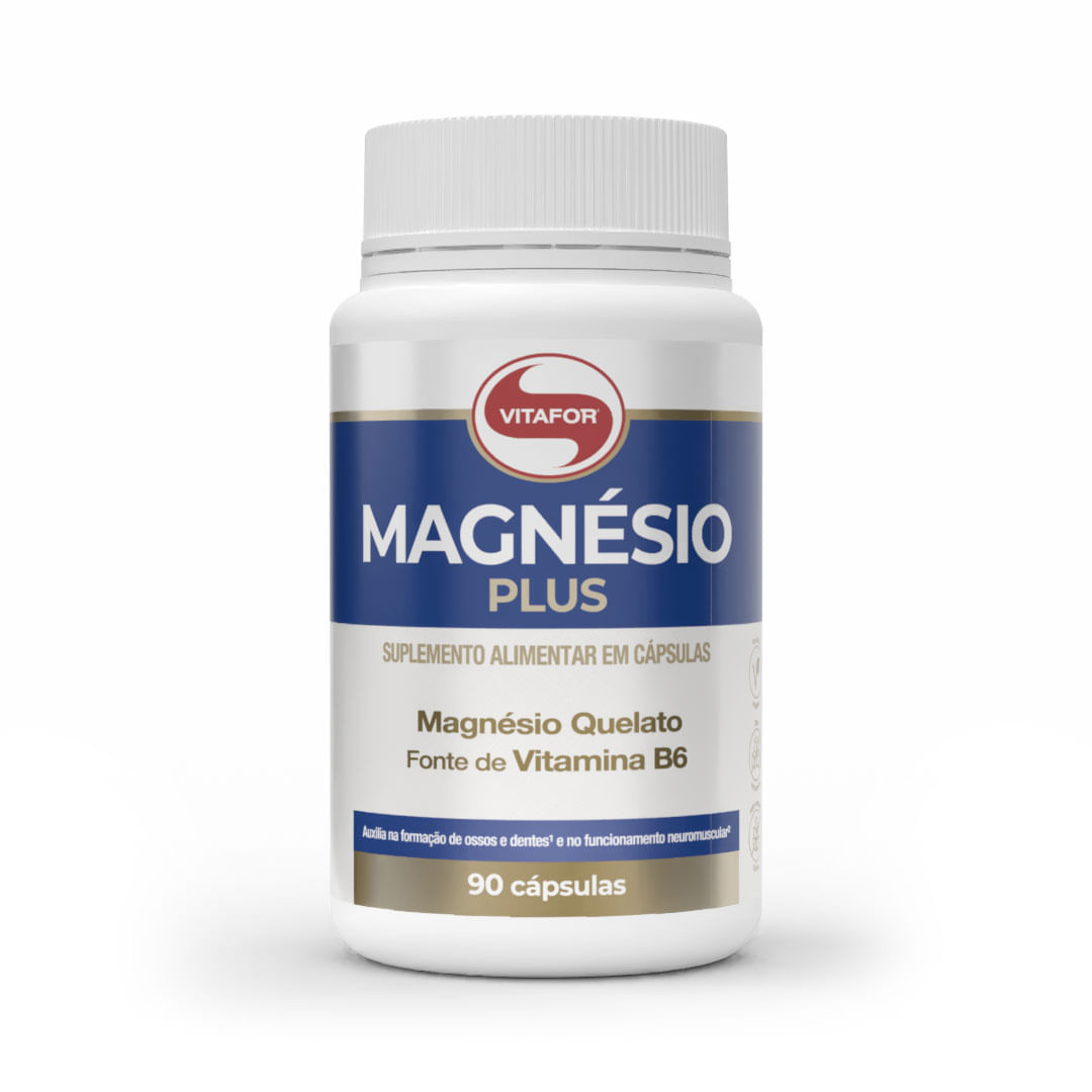 Magnesio Plus 90 Capsulas 690Mg Vitafor