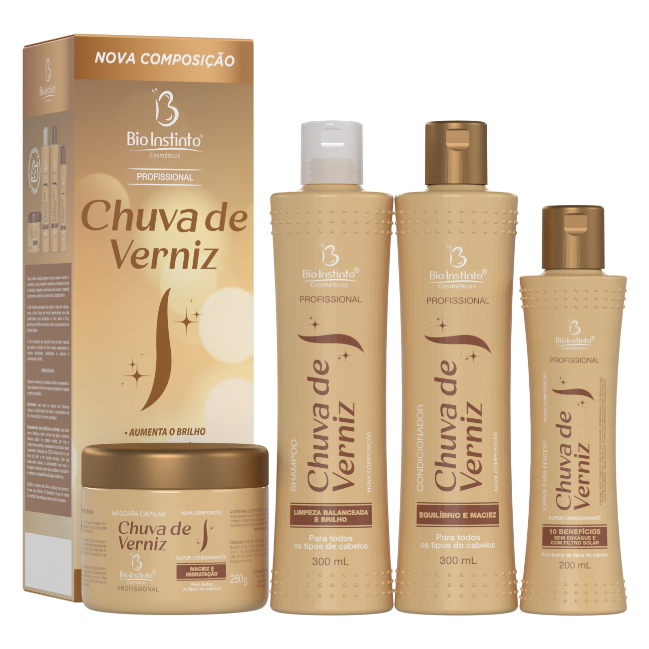 Kit Capilar Bio Instinto - Chuva De Verniz