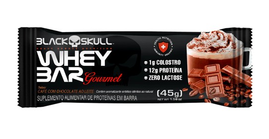 Foto de Whey Bar 45g Café Com Chocolate Black Skull