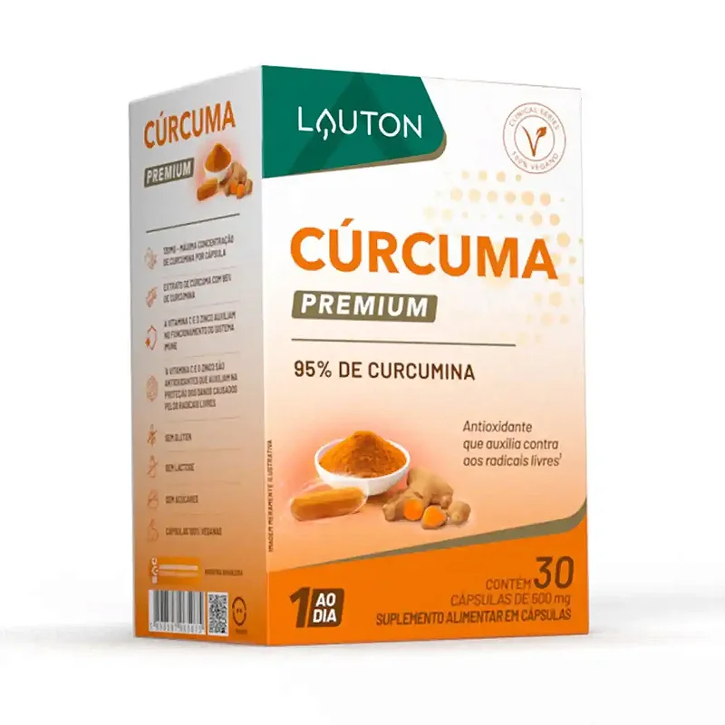 Curcumina Premium 30 Caps Lauton Nutrition