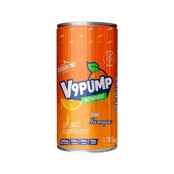 Foto de V9 Drink 269ml Shark Pro - Laranja