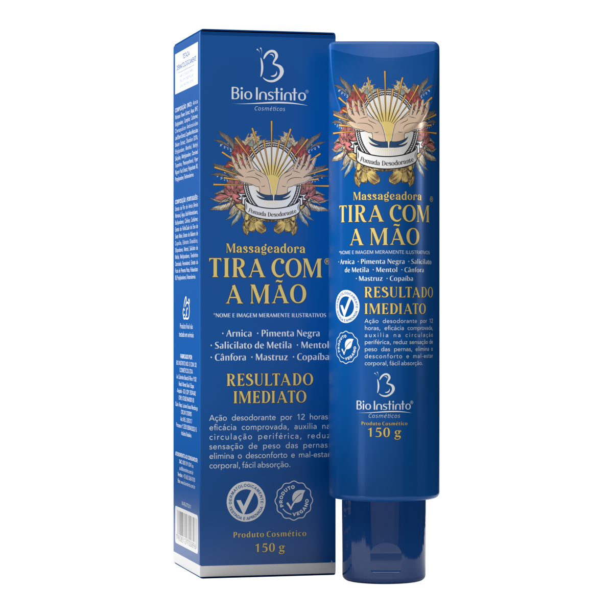 Pomada Tira Com a Mão 150g Bio Instinto