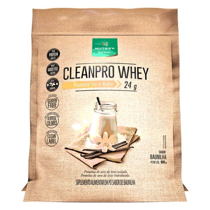 Cleanpro Whey Refil 900g Nutrify - Baunilha