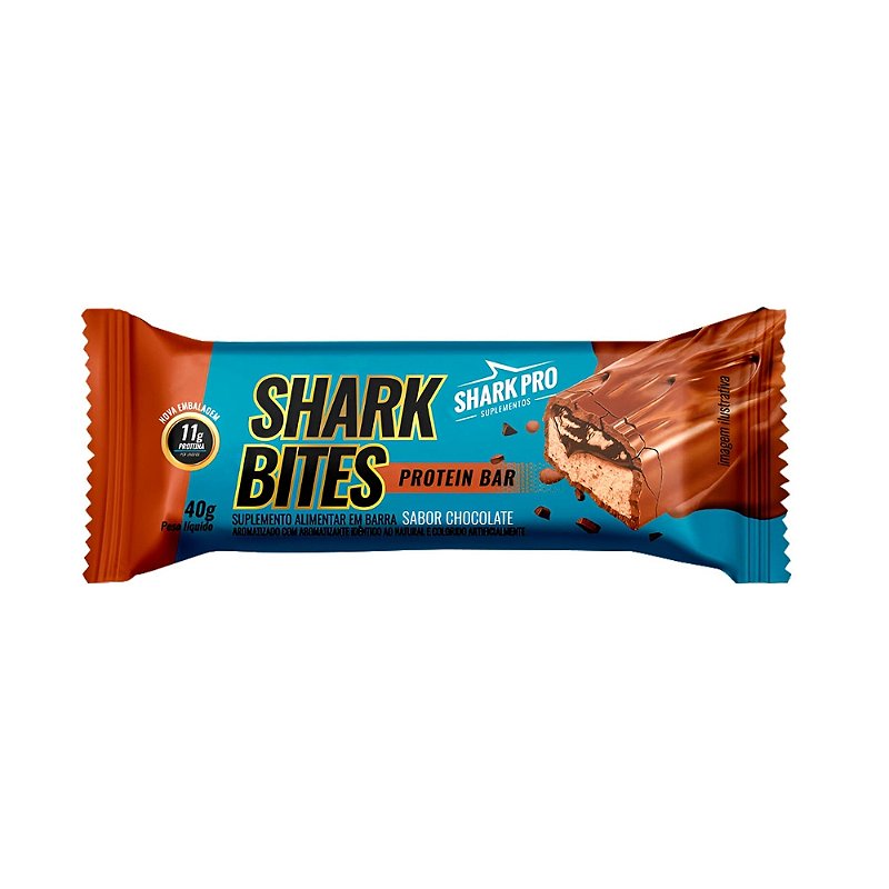 Shark Bites Protein Bar 40g Chocolate Shark Pro