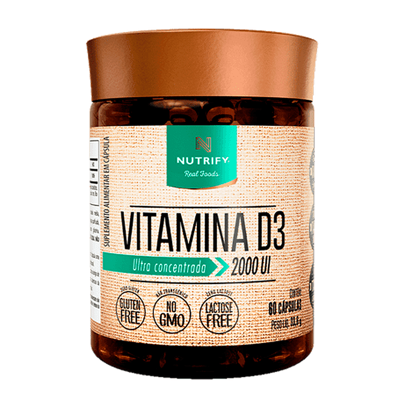 Vitamina D3 2000UI Nutrify - 60 Cápsulas