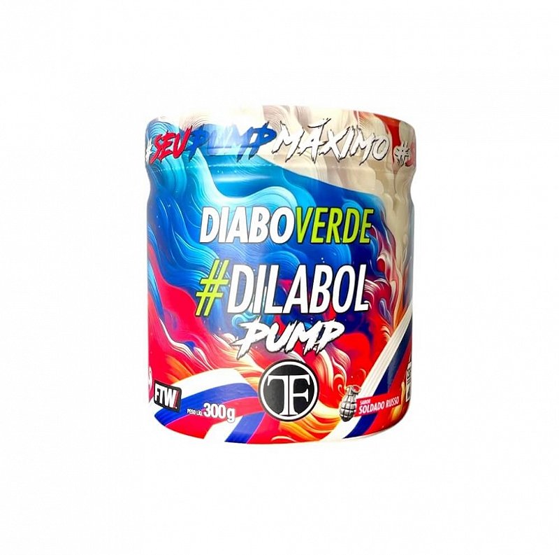 Foto de Dilabol Pump Pote 300g Diabo Verde ftw - Tadalafellas Soldado Russo