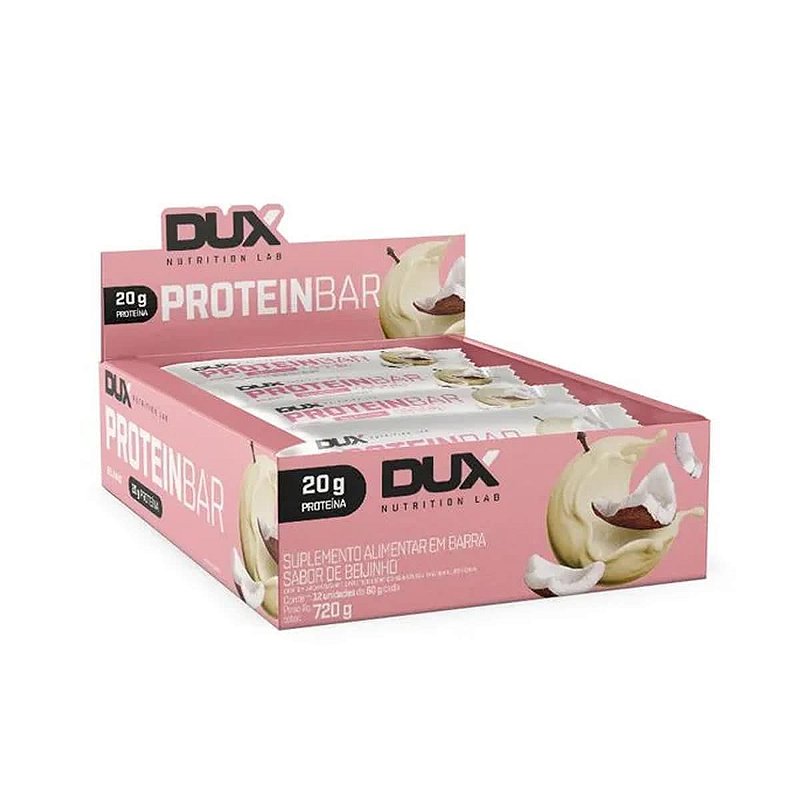 Foto de Protein Bar 20g De Proteina 12un De 60g - Dux Nutrition  - Beijinho