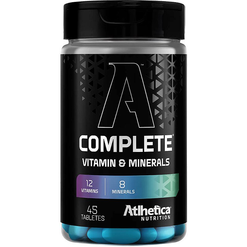 Complete Vitamin e Minerals 45 Tabletes Atlhetica Nutrition