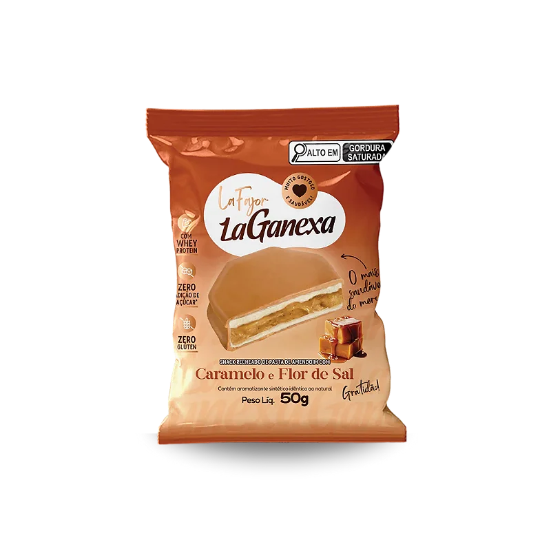 Alfajor 50g Caramelo e Flor De Sal La Ganexa