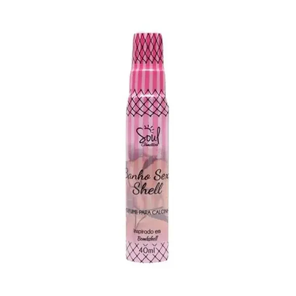 Perfume De Calcinha 40ml Soul Cosméticos - Banho Sexy Shell