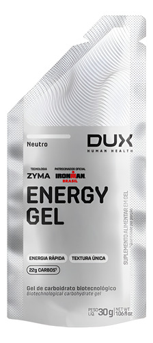 Energy Gel 30g Neutro Com Cafeína Dux Nutrition