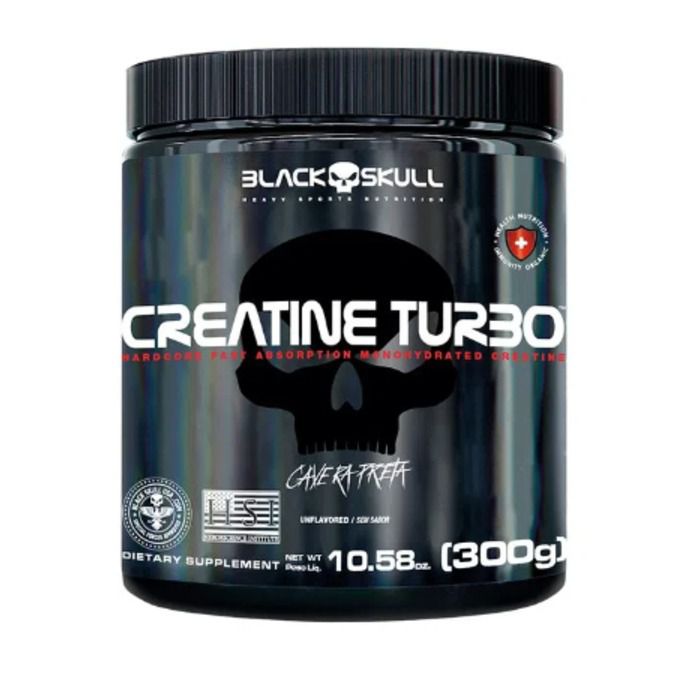 Creatina Turbo Pote Black Skull