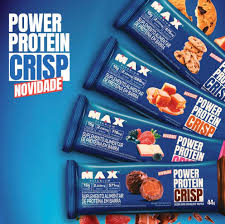 Foto de Power Protein Crisp 44g Display Com 12un Max Titanium
